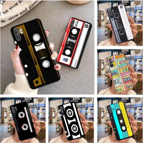 Vintage Cassette tape retro style Soft Phone Case Cover For Samsung Note 7 8 9 10 Plus lite Galaxy J7 J8 J6 Plus 2018 Prime