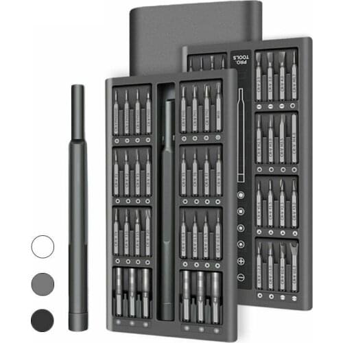 63 In 1 Screwdriver Set with Magnetic box Dismountable Precision Screw driver Bits Explosion proof Non slip Repair Hand tools