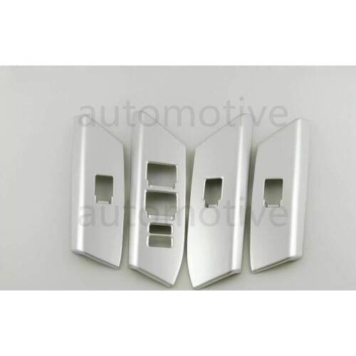 New 4pcs Window Glass Switch Panel ABS Cover Trim For TOYOTA RAV4 2013 2014 2015 2016 2017 2018