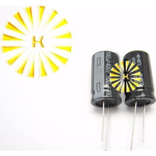 50pcs X 100% New 100UF 400V 18X30 Aluminum Electrolytic Capacitor