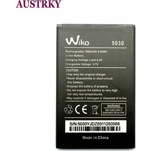 New 1800mAh Replacement Batteries For Wiko 5030 Phone In stock Tracking code