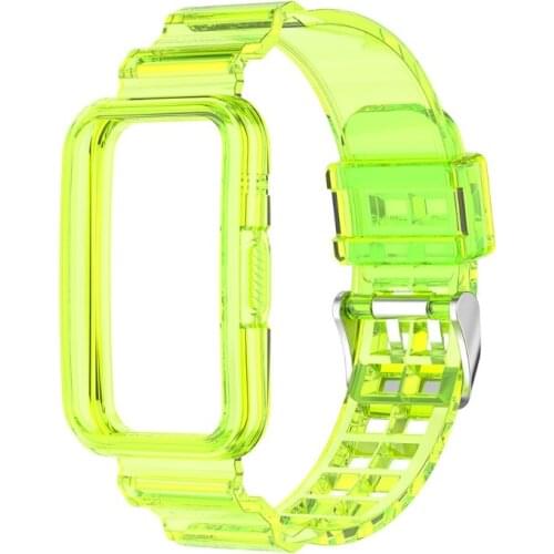 P82F Silicone Wristbands For HUAWEl Watch Fit Glossy Watch Adjustable TPU Silicone Replacement Watch Strap Bracelet Accessori