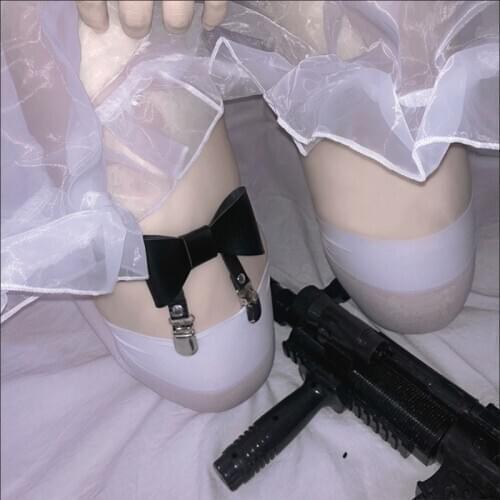 Sexy Elasticity Harness Heart Leg Chain Pu Garter Belts Cosplay Spike High Quality Elastic Thigh Ring Garter Newest Women Punk