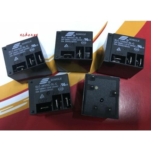 Slc-05vdc-slc-09vdc-sl-c slc-12vdc-slc-c slc-24vdc-sl-c relay 5-pin 30A 250VAC air conditioner