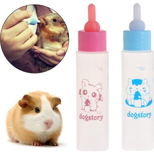 Pet Milk Bottle 30ml Silicone Nipple Small Animal Feeding Water Hamster Squirrel DropShipping