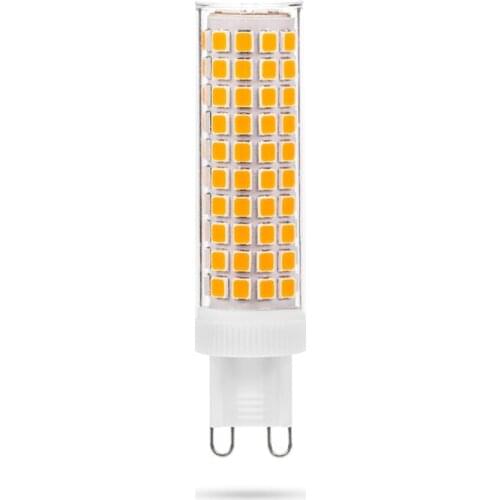 G9 LED Lamp 12W 124LED High Bright No Flicker Ceramic Corn Bulb AC100-265V 2835SMD Spotlight 360 degrees Replace halogen light