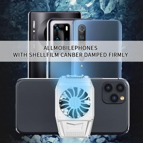 Universal Mobile Phone USB Game Cooler System Cooling Fan Gamepad Holder Stand Radiator For iphone Xiaomi samsung Huawei phone