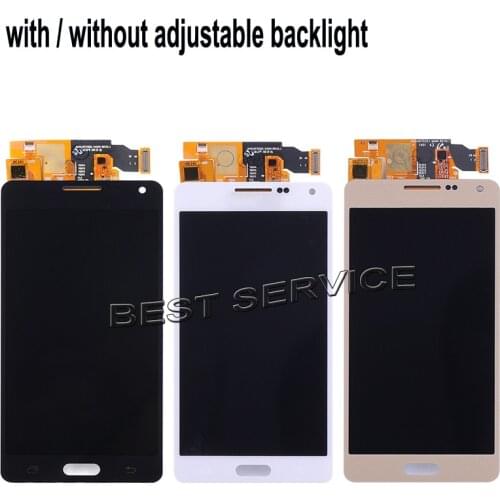 For Samsung for Galaxy A5 2015 A500 A500F A500FU A500H A500M LCD Display Touch Screen Digitizer Assembly can Ajust Brightness
