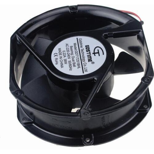 10PCS Gdstime 17251 17cm 170mm 220V AC Fan Ball Bearing Axial Cooling Fans