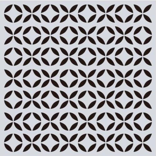 15*15 Geometry Layering Stencils for Diy scrapbook/photo album Decorative Embossing Painting Drawing stencil,home decor