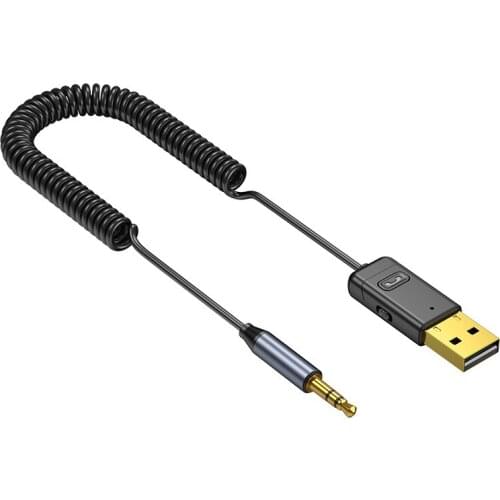 Bluetooth Audio Adapter USB Car Wireless Receiver Hands-Free Navigation Voice Broadcast Cable Length Tripods