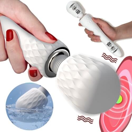 BIG AV Wand Vibrator for Women Clitoral Stimulation 7+7 Speed Dildo Gspot Vaginal Massager Female Masturbation SexToy for Couple
