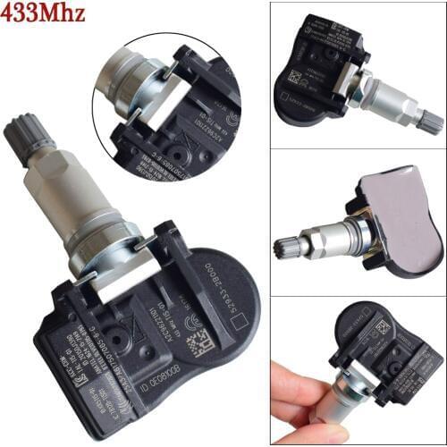 1Pcs 433Mhz Tire Pressure Monitoring Sensor Car TPMS Sensor For Kia Hyundai 52933-2B000 529332B000 52933 2B000 Car Accessories