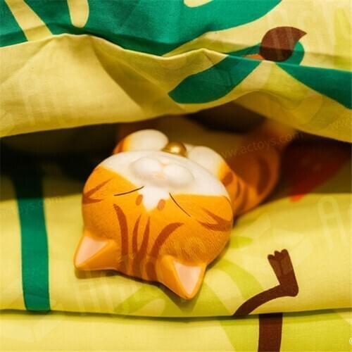 Blind box authentic cat bell third play nap time fantasy creation popularity cute things hands-on doll toys