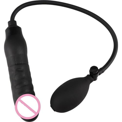 Simulation Penis Silicone Super Large Super Thick Inflatable Expandable Dildo Masturbation Device Adult ProductsToys For Man Gay