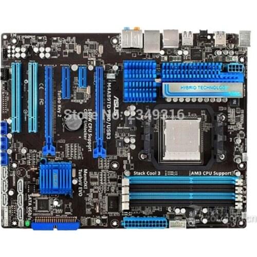 For Asus M4A89TD PRO/USB3 Desktop Motherboard 890FX Socket Socket AM3 DDR3 Original Used Mainboard