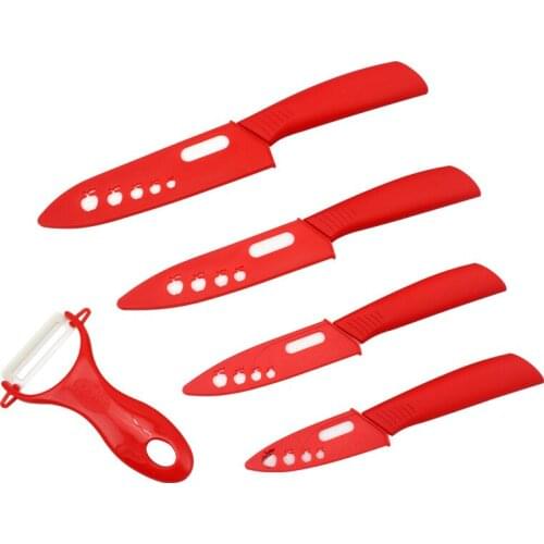 2019 New Arrivals High Quality Zirconia Ceramic Knife Sets 3" 4" 5" 6" inch+ Peeler+Covers Fruit Knife Set Facas