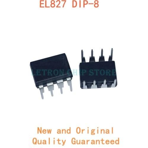 10PCS EL827 DIP8 PC827 DIP-8 LTV-827 DIP new and original IC Chipset