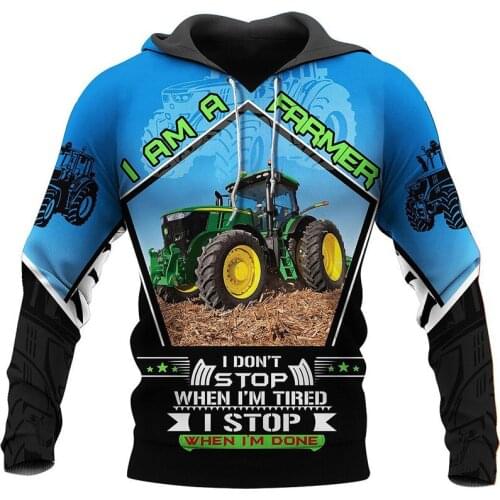 New 3D Sweatshirt grower with cappuccino print all autumn and winter sweatshirts casual jacket zipper top