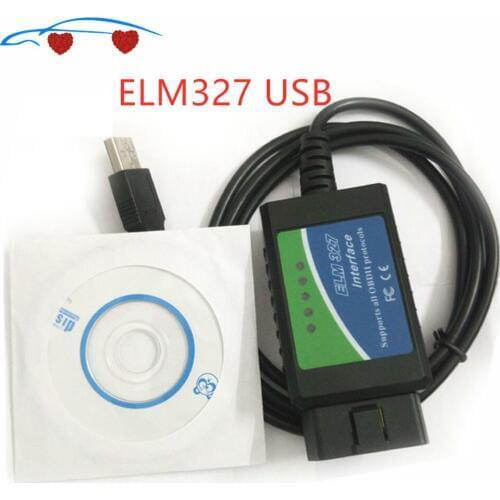 Newest V1.5 Super ELM 327 USB Auto Car Doagnostic Scan Tool OBD2 OBD-II ELM327 Fault Code Reader Clearner