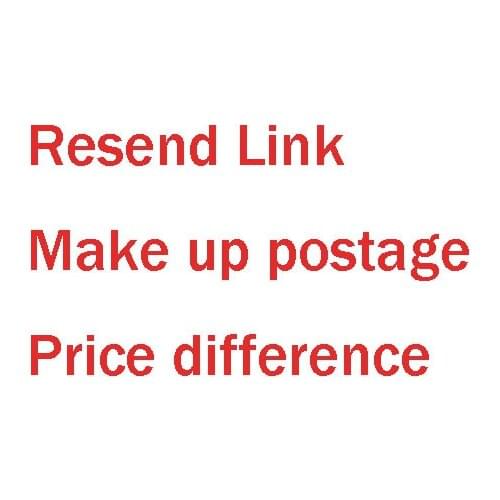 Resend Link/Make up postage/price difference