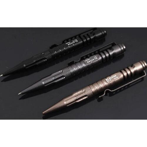 LAIX B5 Tactical Pen Self Defense Black Ink Pen EDC Tool for Military Police Weapon Aeronautical Aluminum Glass Breaker Survival