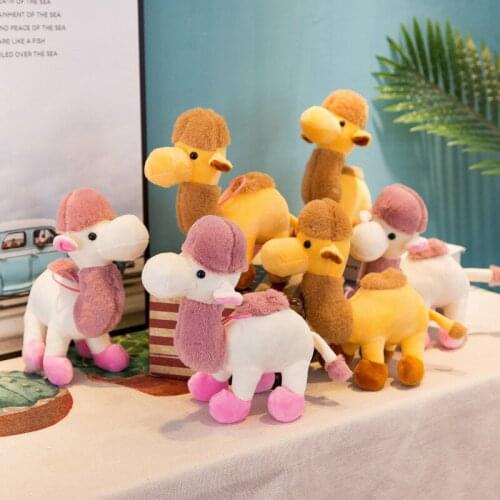 Pretty cute 25cm plush camel Soothing doll stufeed soft high quality Sofa decoration Pillow christmas gift for kid