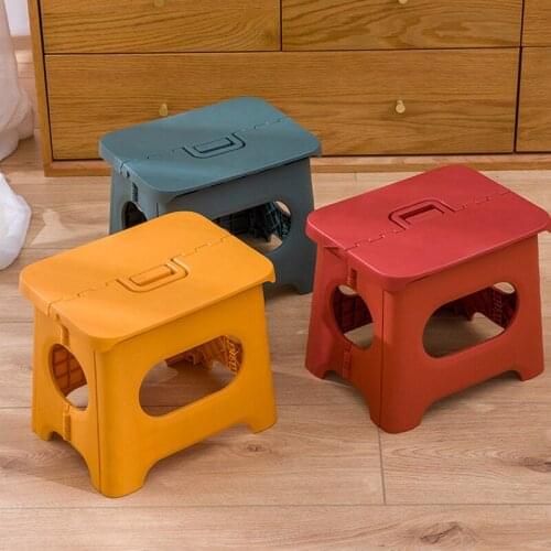 Outdoor Camping Hiking Folding Stool Portable Plastic Fishing Chair Foldable Home Gaeden Kindergarten Chair Children Stools