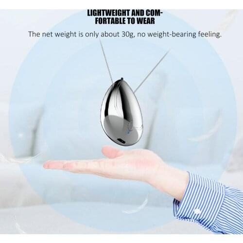 Air Purifier Hanging Neck Wearable Lightweight Air Purifier Negative Ion Air Cleaner Air Freshener Portable Practical Ionizer