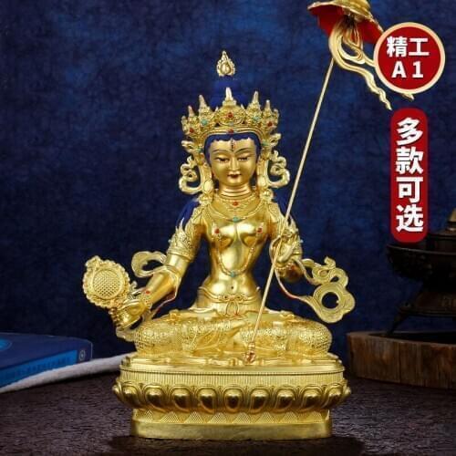 High grade TOP buddha statue # Asia Buddhism Gilding golden Exorcism safety maha sitatapatra DA BAI SAN FOMU buddha God statue