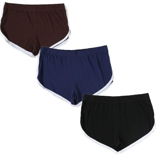 3PCS/Lots Men Boxer Shorts Cotton Sleep Bottoms Boxershorts Underwear Cueca Homewear Panties Shorts Sleepwear Trunks Plus Size