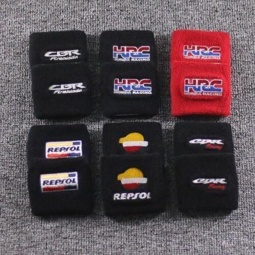 FREE SHIPPING Motorcycle Front Brake Fluid Oil Reservoir Tank Cover Socks For Honda CBR Fireblade Motor Reservoir Sock Cuff