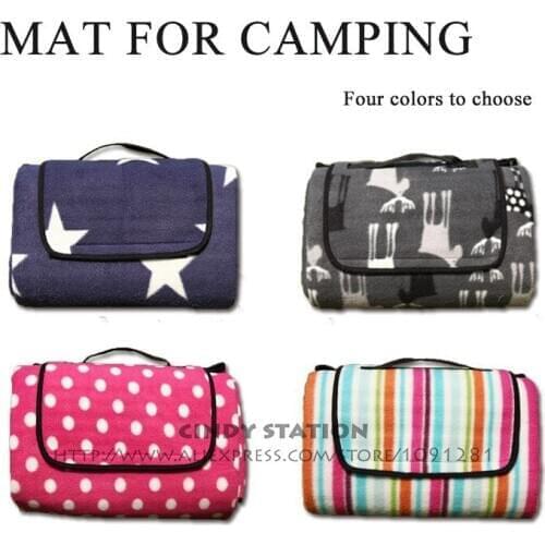 Free Shipping Waterproof 170x130cm Outdoor Picnic Mat Beach Camping Baby Climb Plaid Blanket