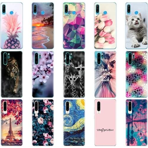 Case for Huawei P30 Pro lite Case cover Silicon coque On for Huawei P30 Pro VOG-L29 ELE-L29 P 30 Lite bumper soft tpu shockproof