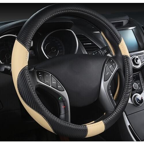 Auto Steering Wheel Cover Four Seasons Universal Car Steering-Wheel Handle Covers Decoration Non-slip