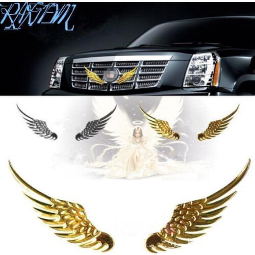 1 Pair Wings Sticker For Volkswagen VW Golf 5 6 7 JETTA PASSAT B5 B6 B7 B8 MK4 MK5 MK6 Tiguan Beetle Polo Bora T-ROC car styling