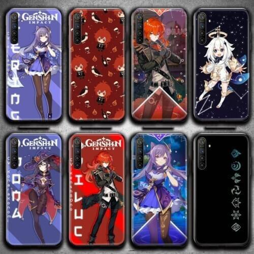 Hot Game Genshin Impact Phone Case For OPPO Realme 6 Pro Realme C3 5 Pro C2 RENO2-Z A11X XT