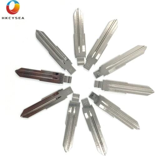 HKCYSEA 10 pcs/lot Metal Blank Uncut Flip KD Remote Key Blade Type #59 for Chery A1 for Karry Yousheng NO. 59 Blade