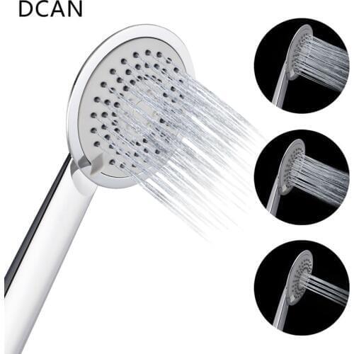 DCAN Multifunction Showerheads Hand Shower Head 3 Function Mist Showerheads Three Water Round Handheld Shower Hand Sprayer