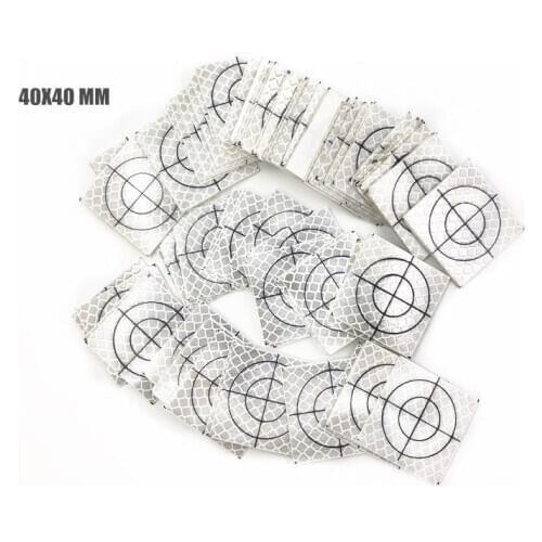 New 100PCS REFLECTOR SHEET 40X40MM TAPE TARGET