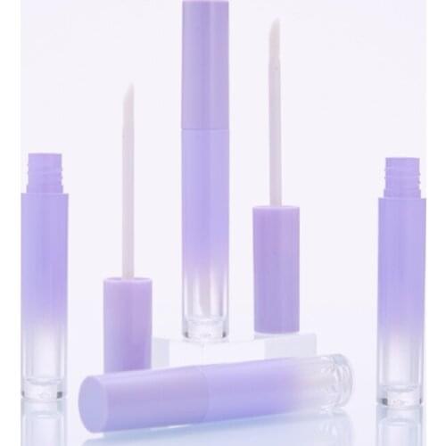 5ml Empty Plastic Lip gloss Bottle Gradient Purple Lip Gloss Tube Makeup Cosmetics Refillable bottle Packaging Containers