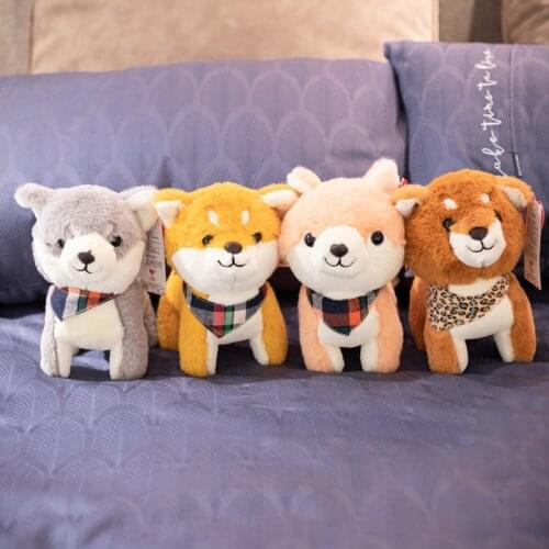 Shiba Inu Small Soft Cute Squishy Dog Pluishe Toys Stuffed Animals Crossing Corgi Doll Kawaii Room Decor Toys Gifts For Girls