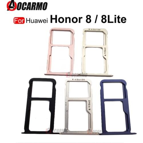 Sim Card For Huawei Honor 8 / 8 Lite Nano SIM Tray MicroSD Slot Holder Repair Parts