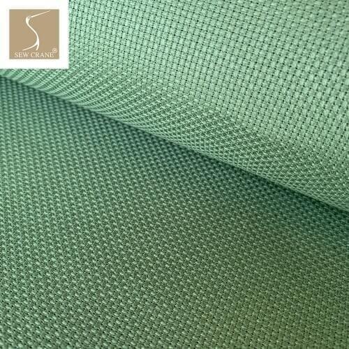 14CT Counted Cross Stitch Fabric Cotton Embroidery Envenweave Fabric Aida Cloth, Grass Green, 59"W x 36"L