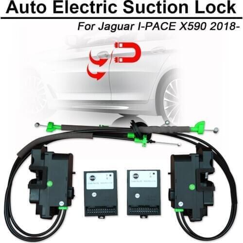 Smart Auto Electric Suction Door Lock for Jaguar I-PACE I Pace X590 Automatic Soft Close Door Super Silence Car Vehicle Door