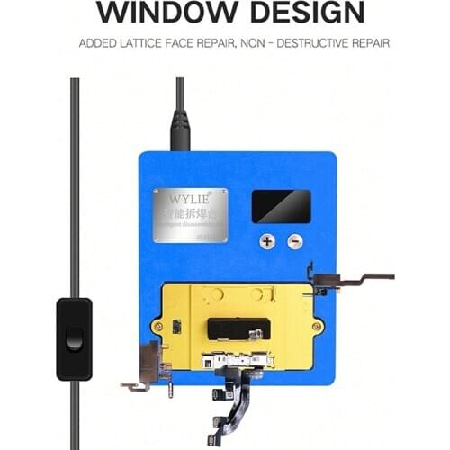 WYLIE K85 Preheating table Platform motherboard layered laminating face dot matrix repair for iPhone 11 PRO MAX XS X