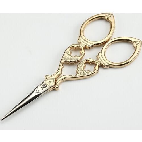 ZOTOONE Tailors Scissors Sewing Scissors for Needlework Tesoura De Costura Hairdressing Gold Scissors Pruning Tool Hand Tools E