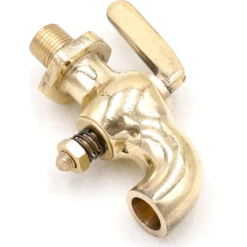 1/8" BSP Male Brass Bronze Antique Vintage Handle Faucet Water Tap Petcock Water Boiler Insulation Barrel Tea-furnace