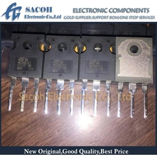 10Pcs STW52NK25Z W52NK25Z or W52NK25 TO-247 52A 250V N-ch MOSFET Transistor