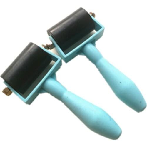 2 Pcs Rubber Glue Roller for Anti Skid Tape Construction Tools, Printmaking